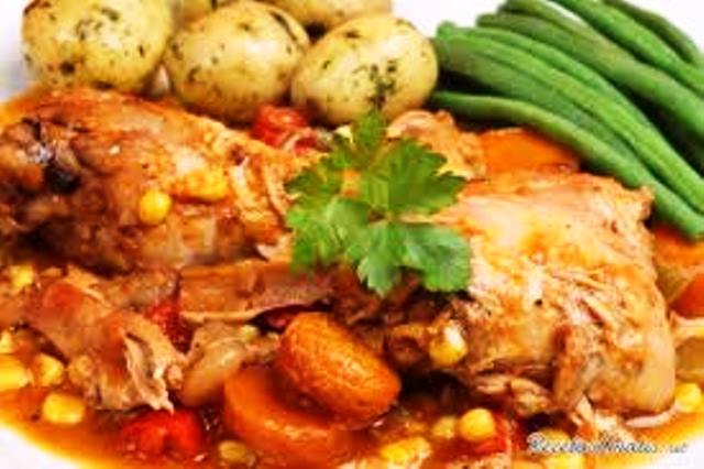 [PD] Menu - 0043. Pollo con vegetales y papas